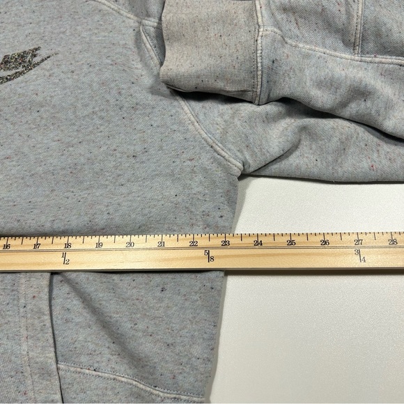 Nike Sportswear Fleece Pullover Hoodie Grey Multi Speckle Ice Cream Men’s Small - Picture 6 of 7